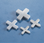 Cross bits of plastic tile spacer